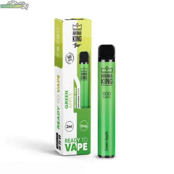 Aroma-King-Disposable-engangs-Vape-Kit-zero-nicotine-Green-Apple