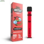 Grizzly-disposable-engangs-vape-nikotinfri-800-puff---watermelon-on-ice