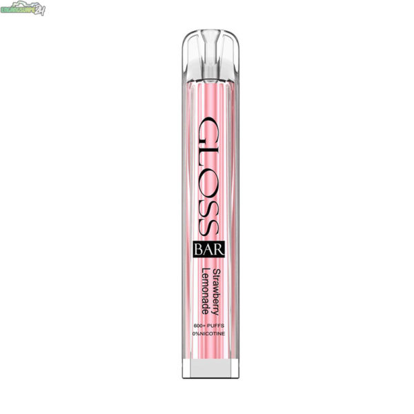 Gloss-Bar-Disposable-engangs-vape-0mg-nikotinfri-Strawberry-Lemonadee'