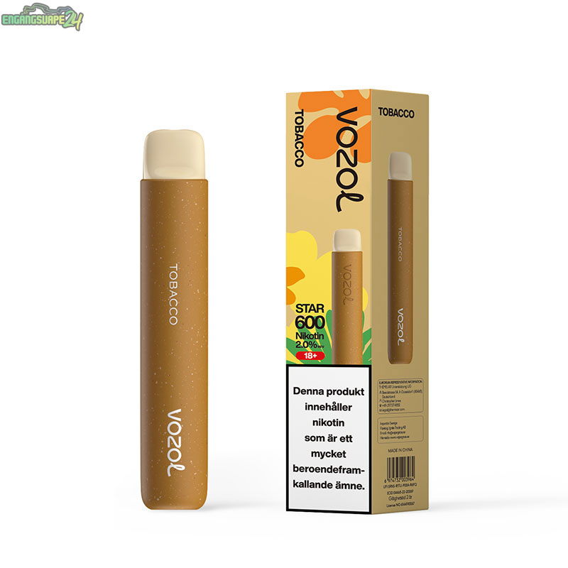 Vozol-Star-600-engangs-vape-mesh-20mg-tobacco