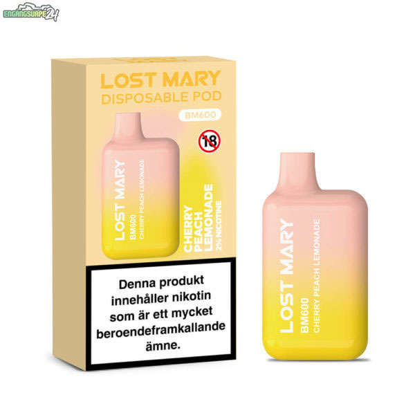 Lost-Mary-BM600-Mesh-Engangs-Vape-20mg-cherry-peach-lemonade
