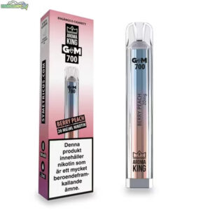 Aroma King GEM Mesh Berry Peach 20mg 700 Puffar