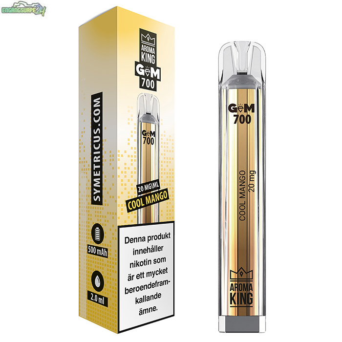 Aroma-King-Gem-20mg-Cool-Mango Aroma King GEM Mesh Cool Mango 20mg 700 Puffar