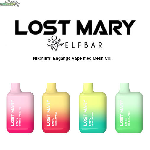 Elf-Bar-Lost-Mary-BM600-Engangs-Vape-nikotinfri