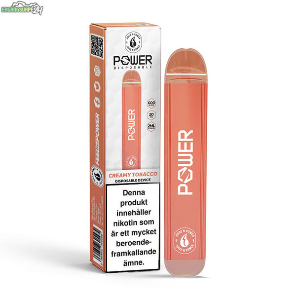 PowerBar-Engangs-Vape-20mg-Creamy-Tobacco