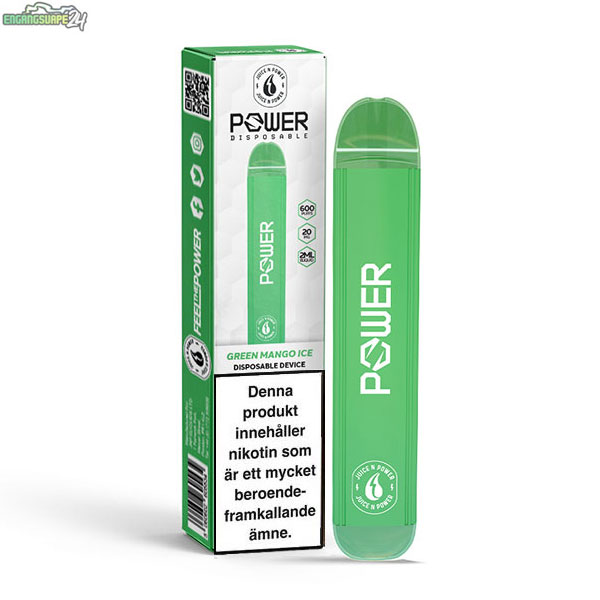 PowerBar-Engangs-Vape-20mg-Green-Mango-Ice