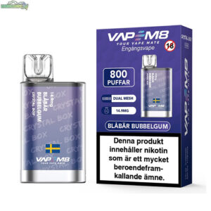 VapeM8-Crystal-Box-14-9mg-Blabar-Bubbelgum
