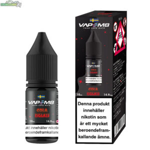 VapeM8 E-juice 10ml Cola Isglass 14.9mg (Nic-Salt)