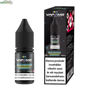 VapeM8 E-juice 10ml Blå Hallon Lemonad 14.9mg (Nic-Salt)