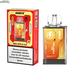QBIX-vape-pod-Red-Apple-Ice