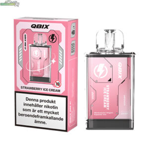 QBIX-vape-pod-Strawberry-Ice-Cream