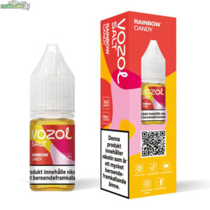 Vozol-Salt-10ml-14mg---Rainbow-Candy vape smak med godis