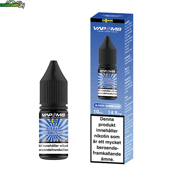 VapeM8-ejuice-10ml-14mg-Blabar-Bubbelgum VapeM8-ejuice-10ml-14mg-Blabar-Bubbelgum