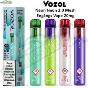 Vozol-Neon-V2-engangs-vape-20mg-mesh