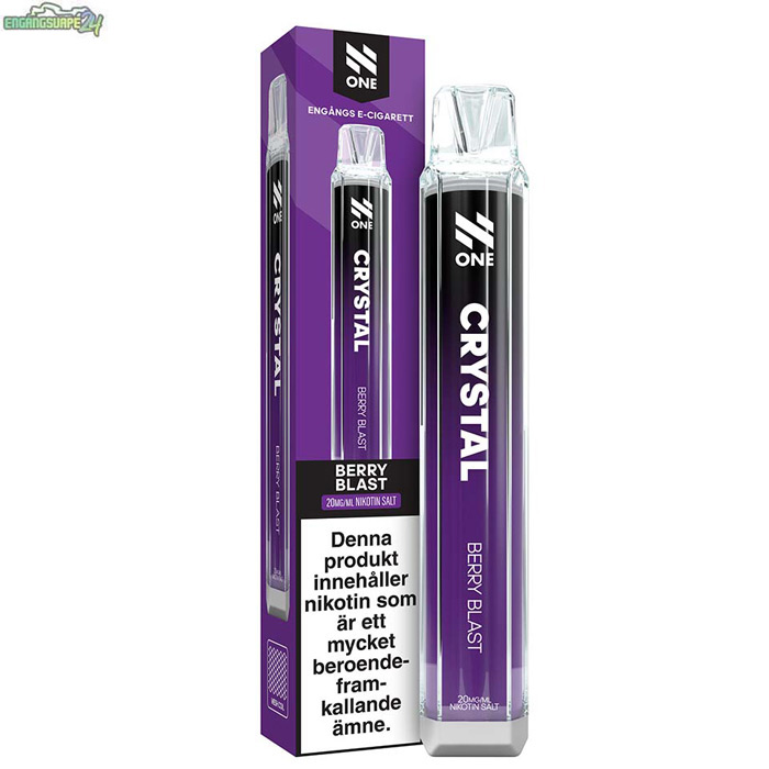 N-One-Crystal-Vape-20mg-berry_blast N One Crystal Mesh - Berry Blast 20mg 800 Puffar