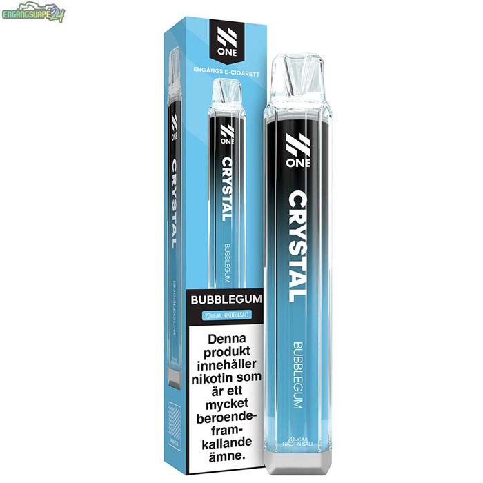 N-One-Crystal-Vape-20mg-bubbelgum N One Crystal Mesh - Bubblegum 20mg 800 Puffar