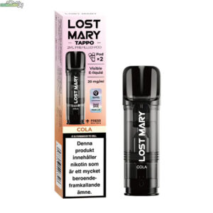 Lost Mary Tappo Air 2x Smakpod 20mg - Cola 1000 Puffar