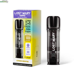 Lost Mary Tappo Air Smakpod 0mg (Nikotinfri) - Lemon Mint