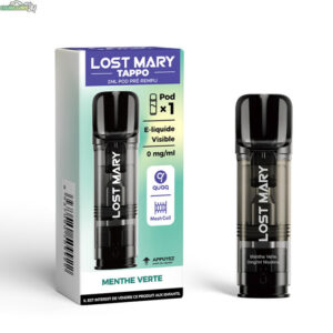 Lost Mary Tappo Air Smakpod 0mg (Nikotinfri) - Spearmint