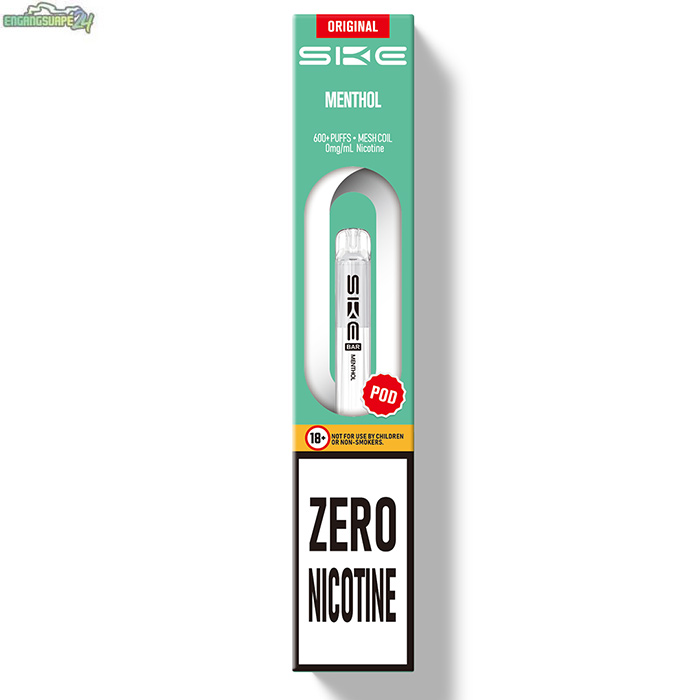 SKE-Crystal-Pro-Pod-Menthol SKE Crystal PRO Pod Nikotinfri Menthol 600 Puffar