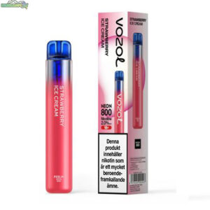 Vozol Neon 2.0 Strawberry Ice Cream 20mg 800 Puffar