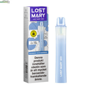 Lost Mary LM1000 - Blueberry Sour Raspberry 20mg 1000 Puffar