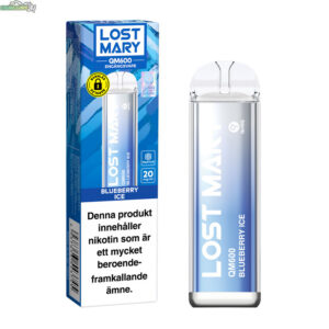 Lost Mary QM600 - Blueberry Ice 20mg 600 Puffar