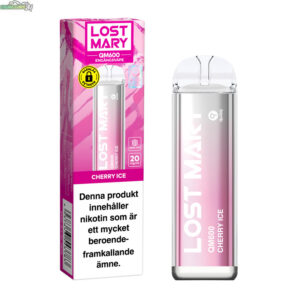 Lost Mary QM600 - Cherry Ice 20mg 600 Puffar