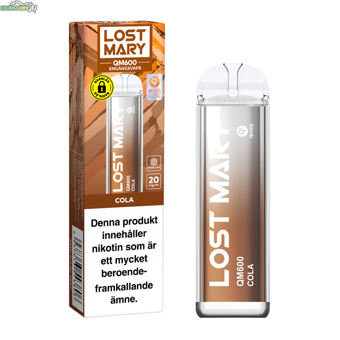 Lost-Mary-QM600-20mg-vape-cola Lost Mary QM600 - Cola 20mg 600 Puffar