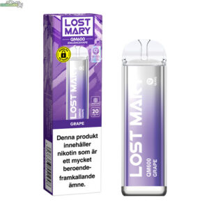 Lost Mary QM600 - Grape 20mg 600 Puffar