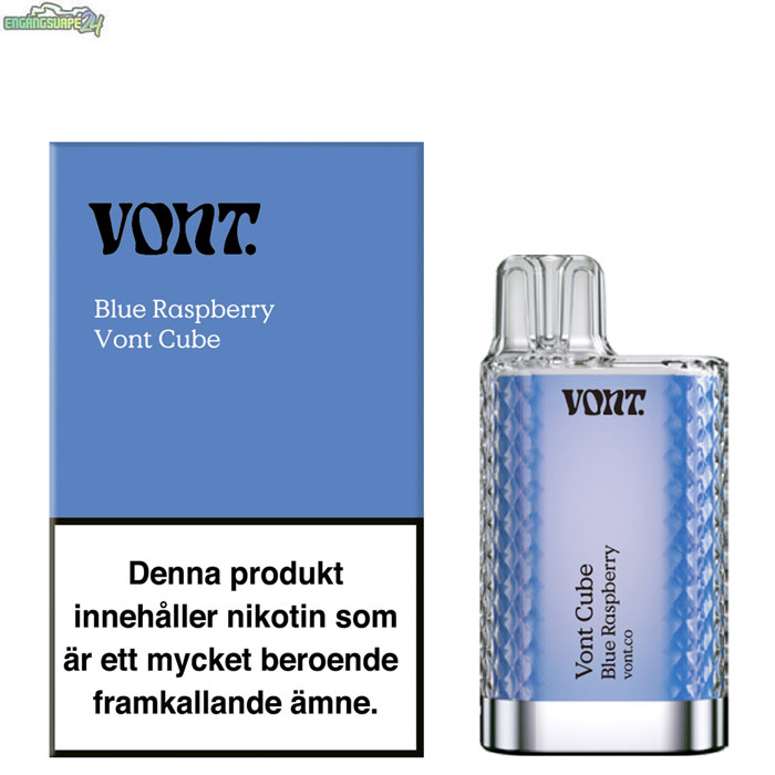 Vont-Cube-Vape-Blue-raspberry Vont CUBE - Blue Raspberry 800 Puffar