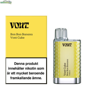 Vont CUBE - Bon Bon Banana 800 Puffar