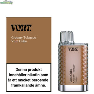 Vont CUBE - Creamy Tobacco 20mg 800 Puffar