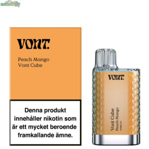 Vont CUBE - Peach Mango 20mg 800 Puffar