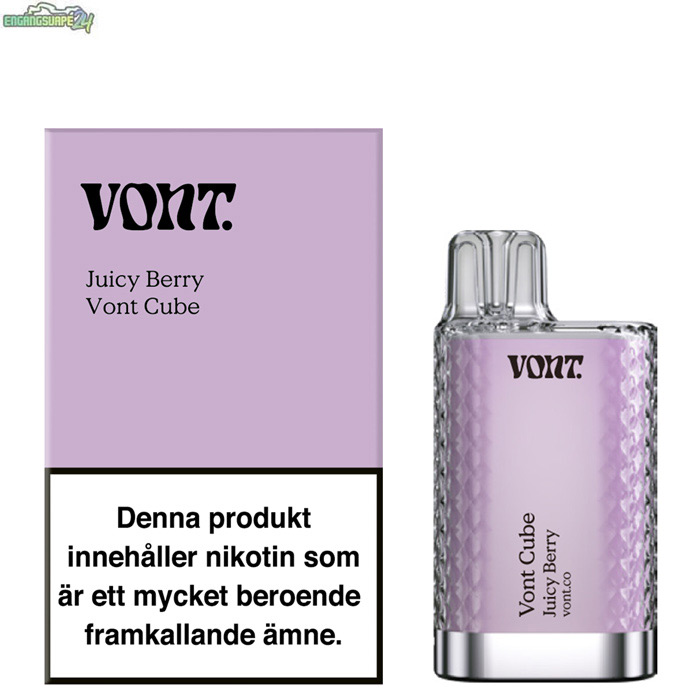 Vont-Cube-Vape-juicy-berry Vont CUBE - Juicy Berry 800 Puffar