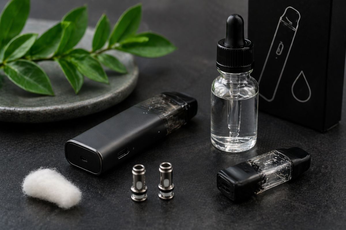 Vad innehåller en nikotinfri vape? Innehåll och fakta