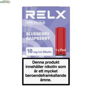 RELX Refill Pods 18mg - Blueberry Raspberry