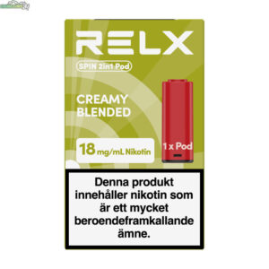 RELX Refill Pods 18mg - Creamy blended (Tobak)