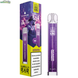 Aroma King Gorilla Concord Grape 20mg 800 Puffar