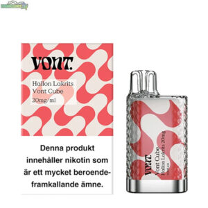 Vont CUBE - Hallon Lakrits 20mg 800 Puffar
